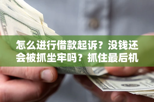 武汉怎么进行借款起诉？没钱还会被抓坐牢吗？抓住最后机会！