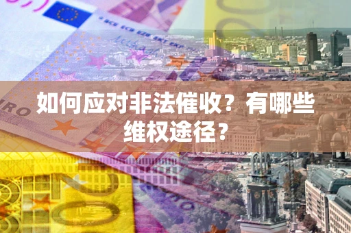 武汉如何应对非法催收？有哪些维权途径？