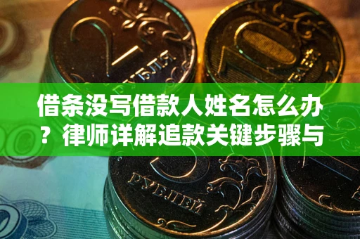 武汉借条没写借款人姓名怎么办？律师详解追款关键步骤与证据链构建