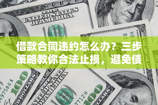 武汉借款合同违约怎么办？三步策略教你合法止损，避免债务危机升级