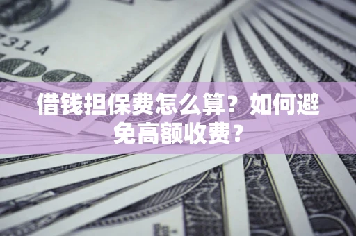 武汉借钱担保费怎么算？如何避免高额收费？